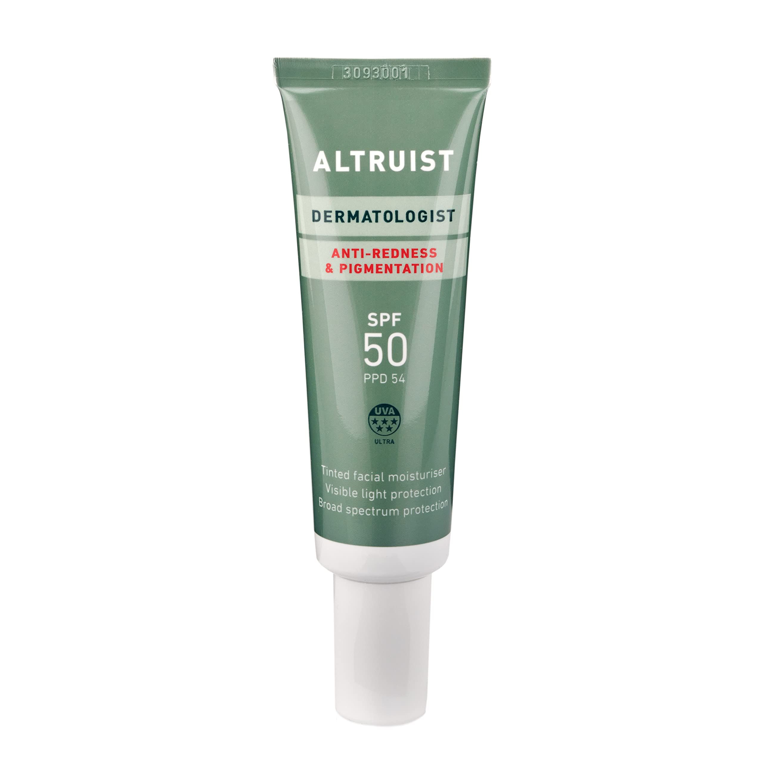 Altruist Dermatologist Anti Redness and Pigmentation SPF50 Tinted Face Cream, Unscented, 30 ml (Pack of 1) | Amazon (UK)