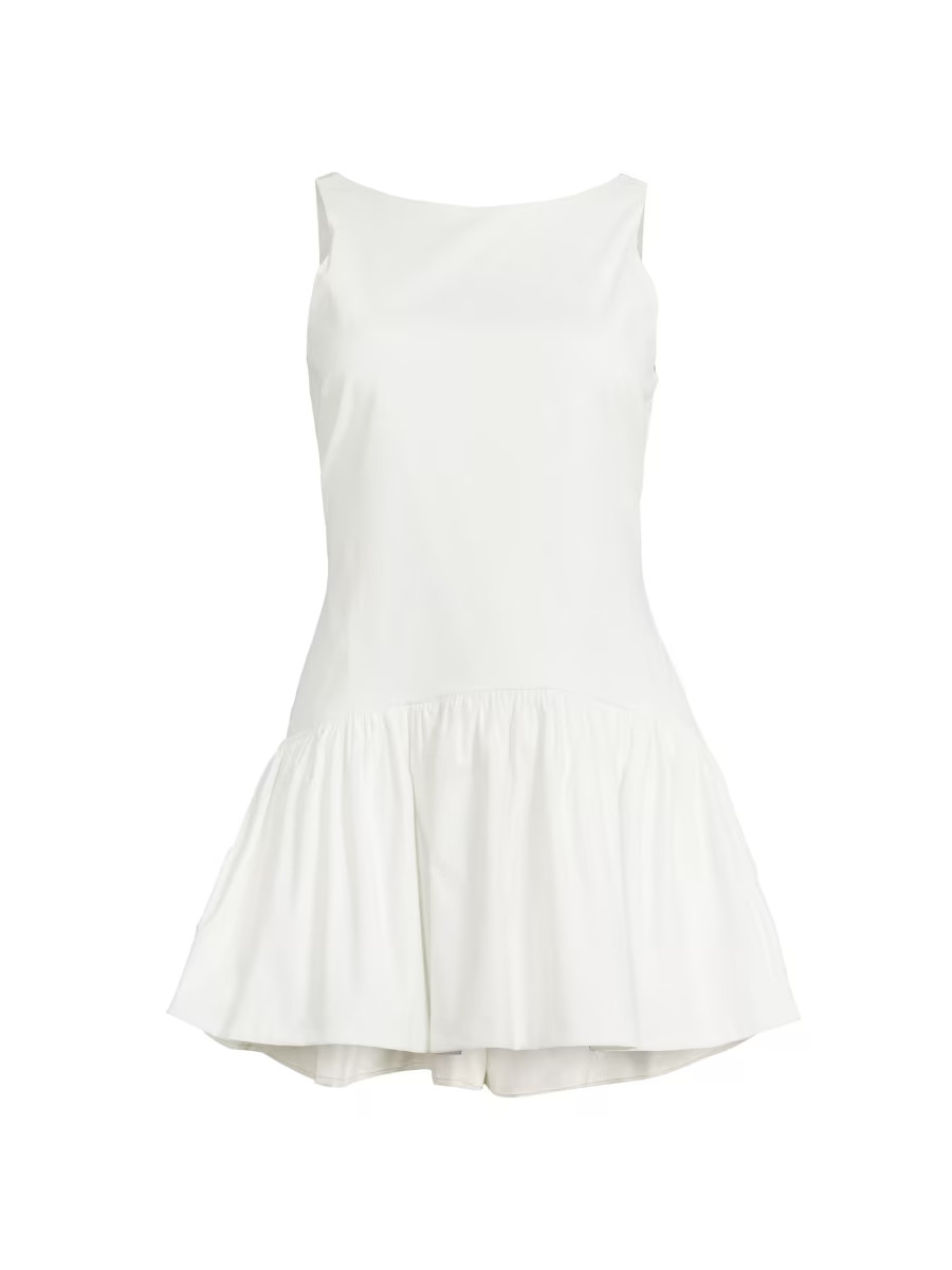 Addison Stretch Cotton Minidress | Saks Fifth Avenue