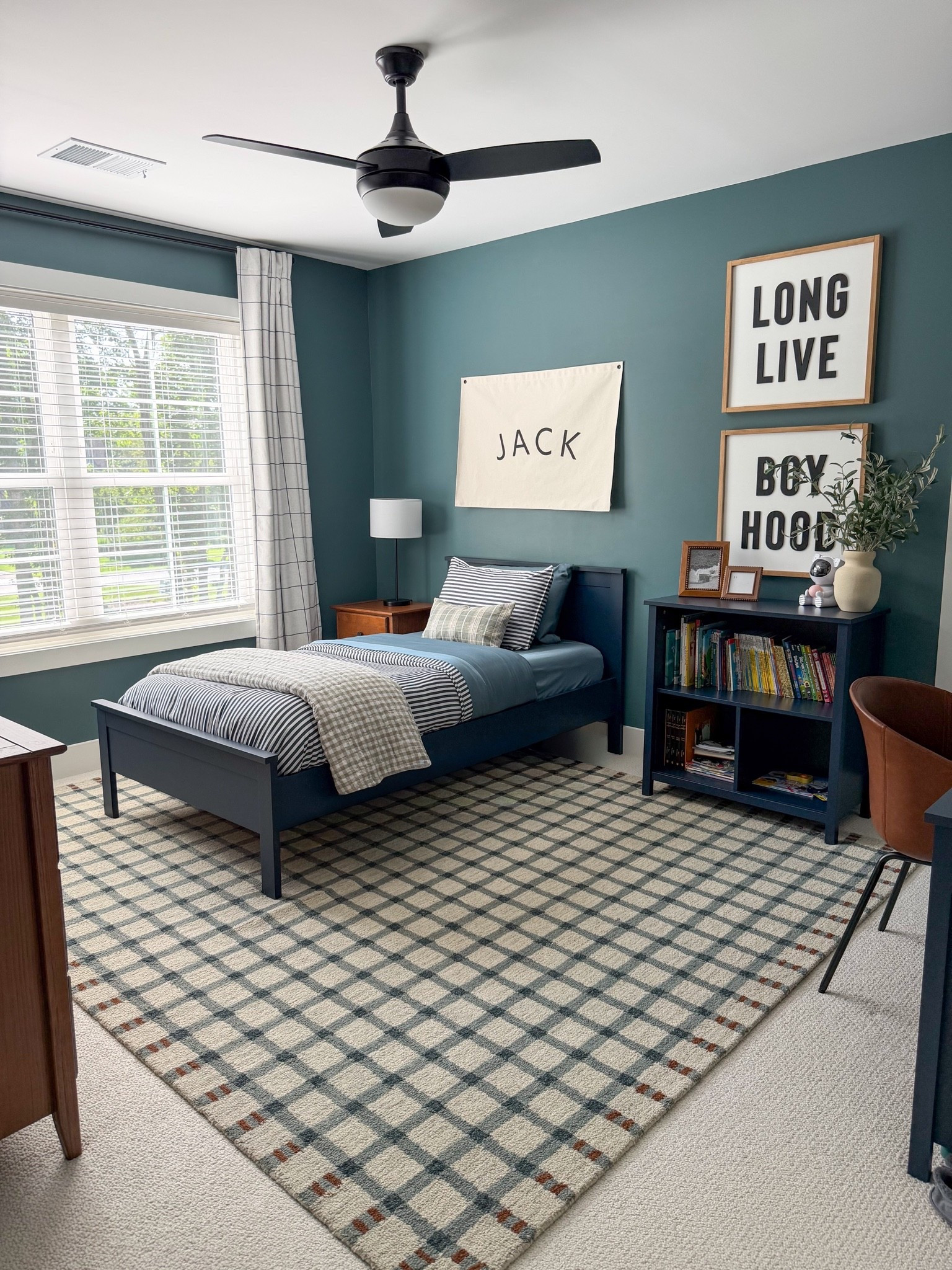 boys bedroom, boys room, boys room decor, kids bedroom, kids room decor, bedroom inspiration, bedroom makeover, kids furniture, navy bed, blue bedroom, blue paint, plaid rug, area rug, neutral home decor, modern kids room, big boy room, tween bedroom, cozy bedroom, bookshelf styling, kids bookshelf, wall decor, personalized decor, window treatments, affordable home decor, Walmart home, Target home, Amazon home, Pottery Barn Kids inspired, Studio McGee inspired, transitional style, classic home, interior styling, home decor inspiration, bedroom refresh, timeless design, family home, cozy home, kids space, home styling, design inspiration

#LTKHome #LTKKids #LTKmomlife