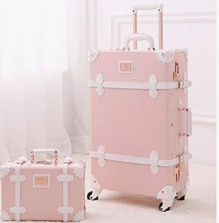 #pink #pinkluggage #pinksuitcase #travel #luggage #gift #graduation #momgift #giftsforher #retrosuitcase #oldfashioned #classic #chic #barbie 

#LTKtravel #LTKGiftGuide #LTKFind