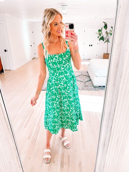 Y’all this dress is gorgeous! 

Square neck dress / midi dress / braided sandals / Walmart dress / feminine style /  summer style 

#LTKFindsUnder100 #LTKFindsUnder50 #LTKShoeCrush