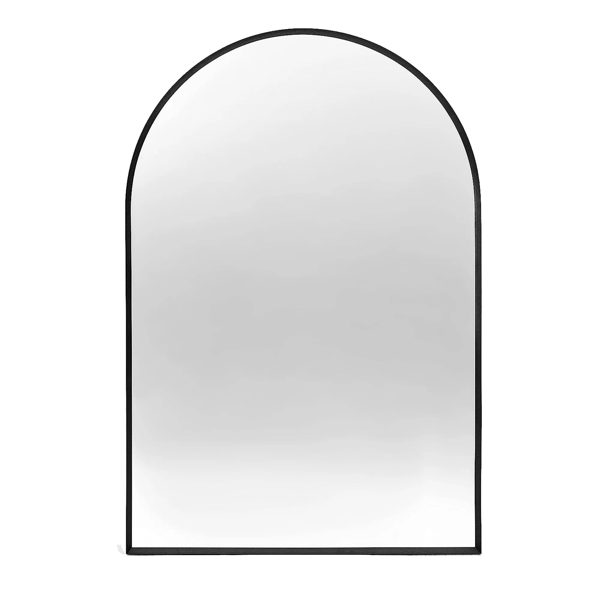 SINOFURN 22-in W x 30-in H Arch Black Framed Wall Mirror one_size | SYD8700026SL | Lowe's