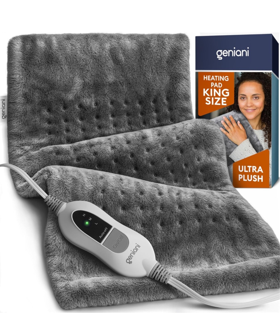 Heating pad for relaxation, cramps, soreness. 

#LTKbeauty #LTKhome #LTKActive