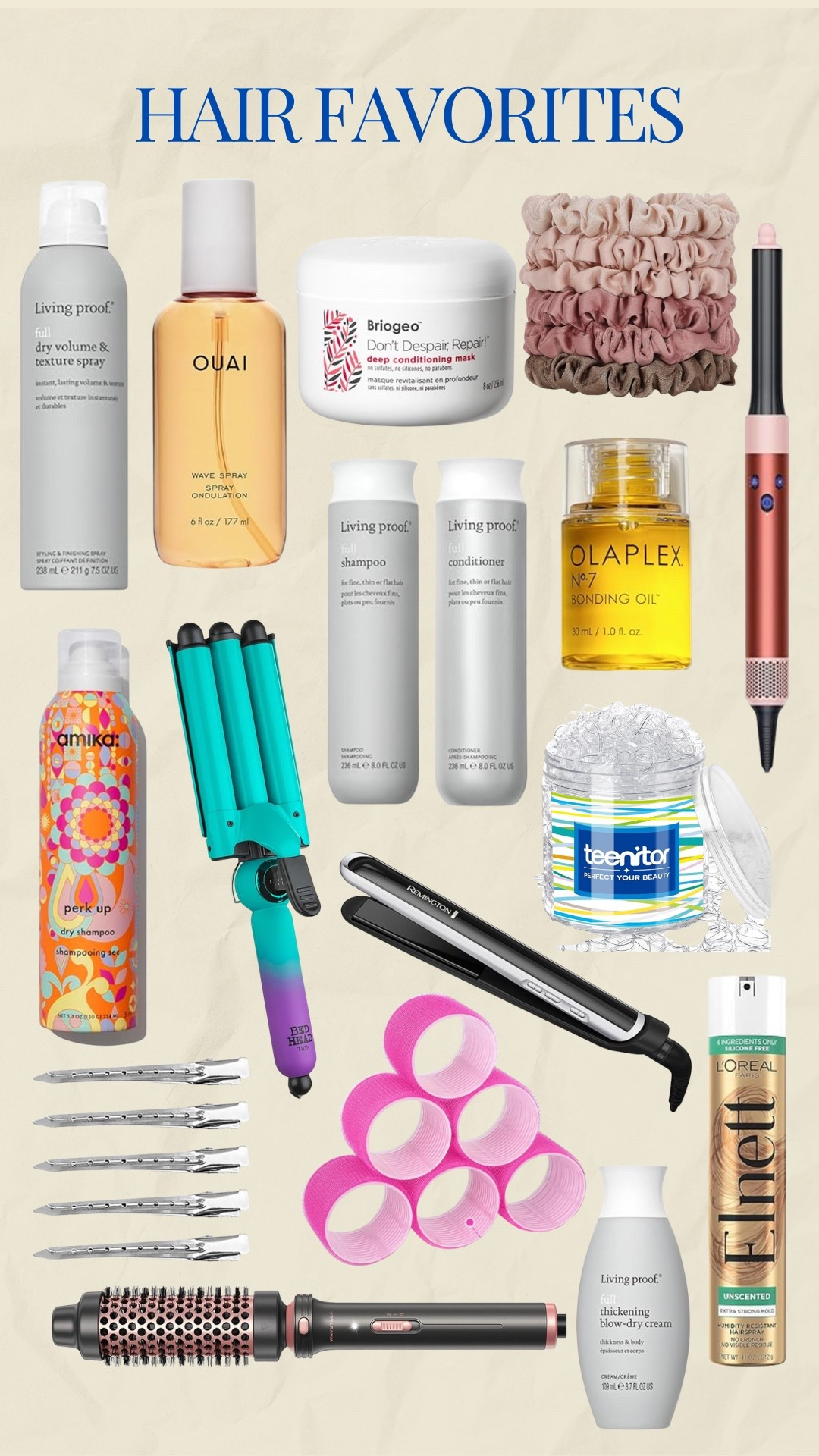 hair favorites <3 some of my most used hair styling products and heat tools! 