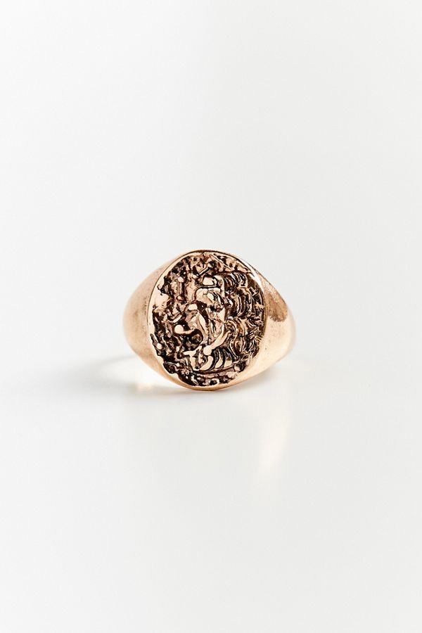 Mia Colona For Urban Outfitters Lion Signet Ring | Urban Outfitters (US and RoW)