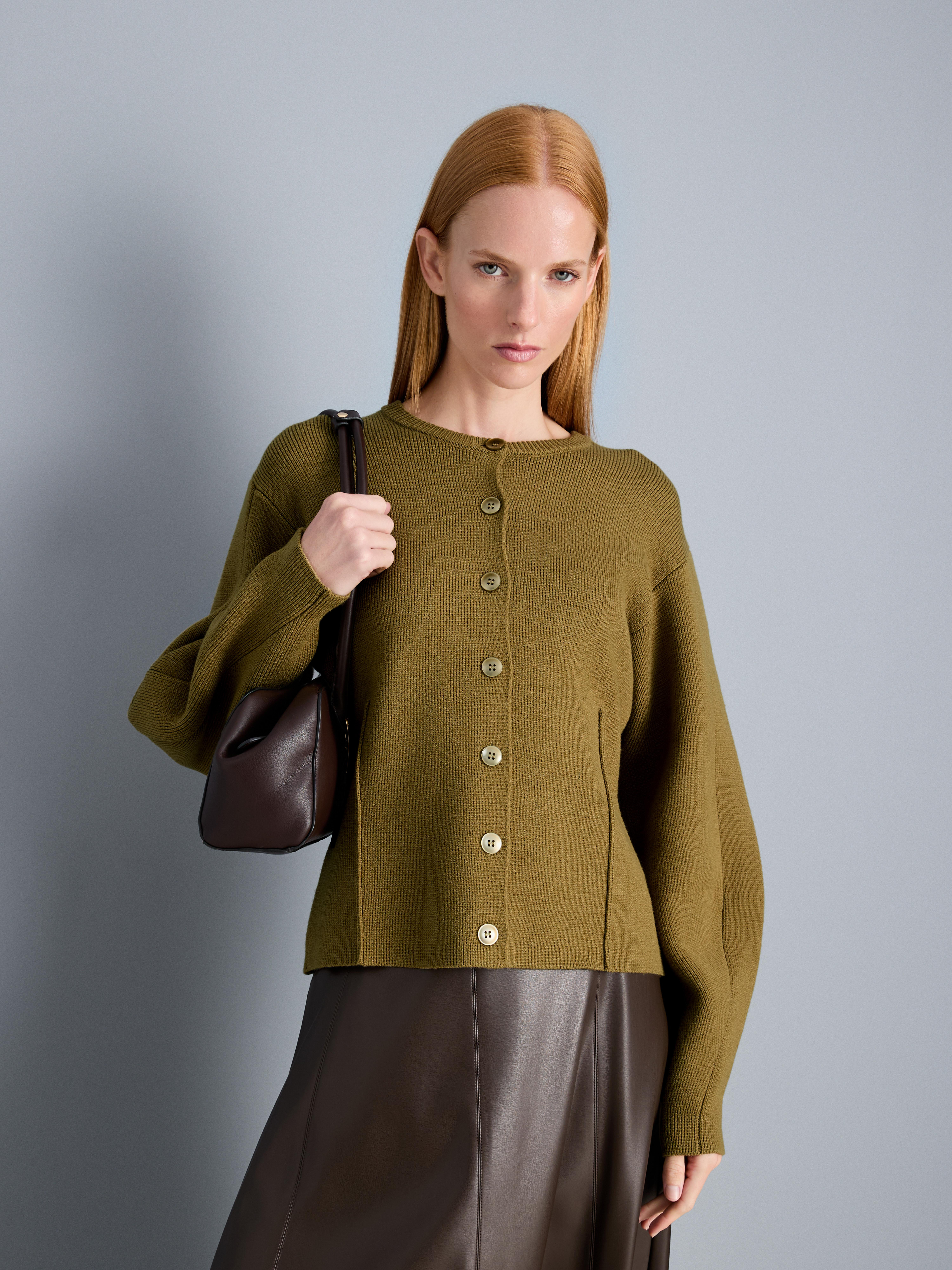 Sculpted Round Neck Cardigan | Primark UK