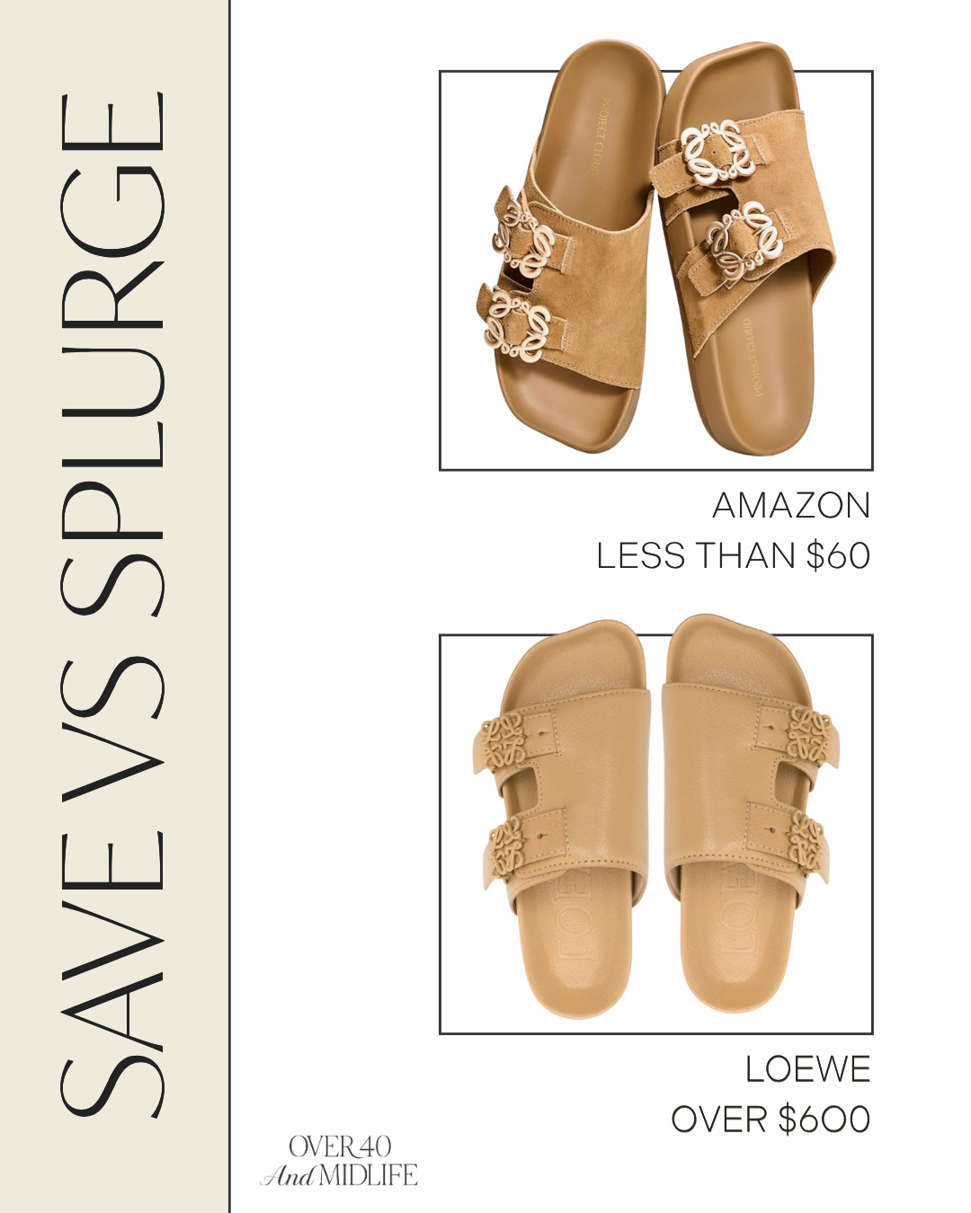 Save Vs Splurge - Amazon Fashion Finds ✨

save vs splurge // amazon fashion finds // save or splurge // amazon finds // amazon fashion // look for less // look for less purse // amazon essentials // amazon style // spring shoes // spring sandals // amazon shoes // brown sandals // summer sandals 

 #LTKootd #LTKSeasonal #LTKOver40