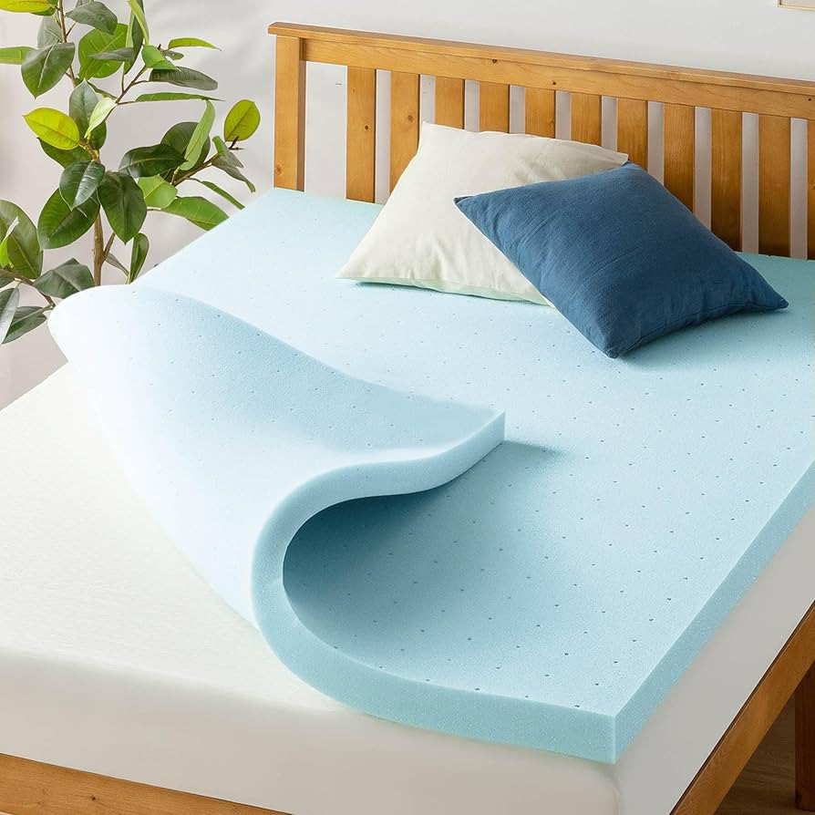 Best Price Mattress 3 Inch Ventilated Memory Foam Mattress Topper, Cooling Gel Infusion, CertiPUR... | Amazon (US)