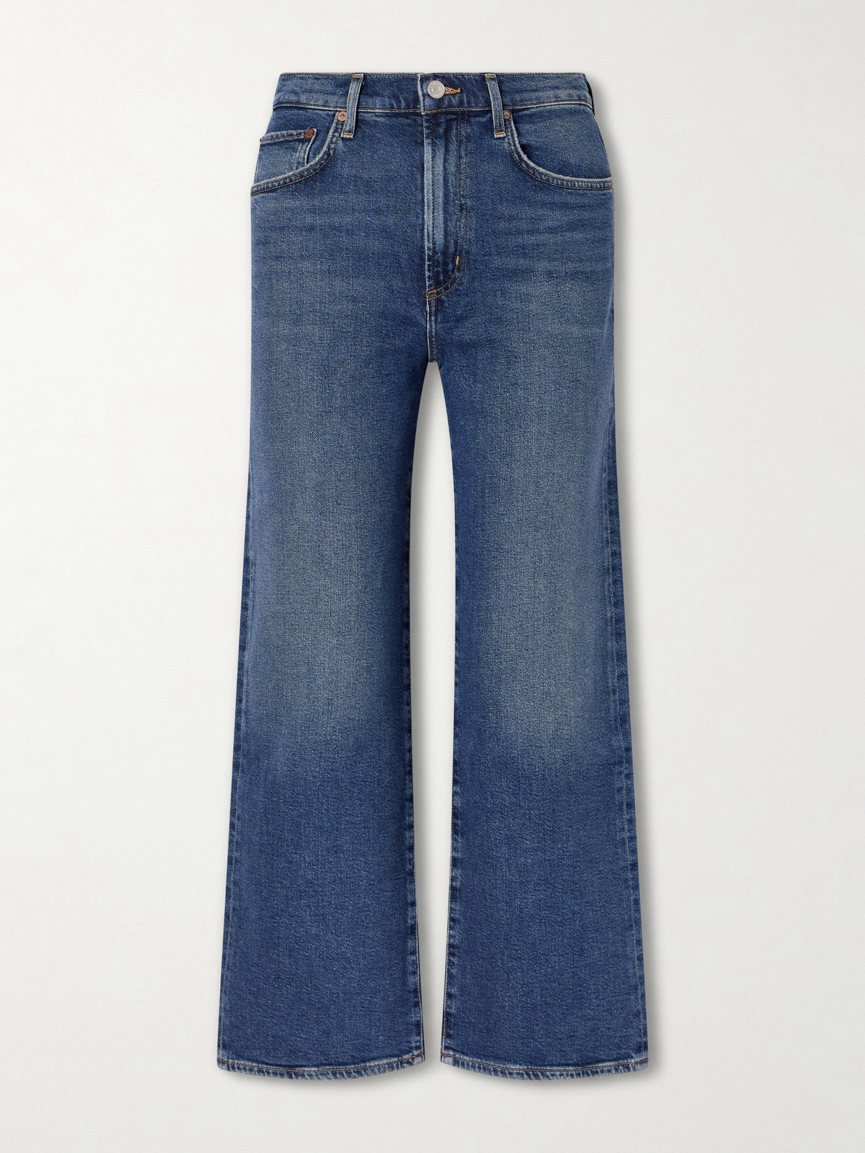 AGOLDE - Harper Recycled Straight-leg Jeans - Blue | NET-A-PORTER (US)