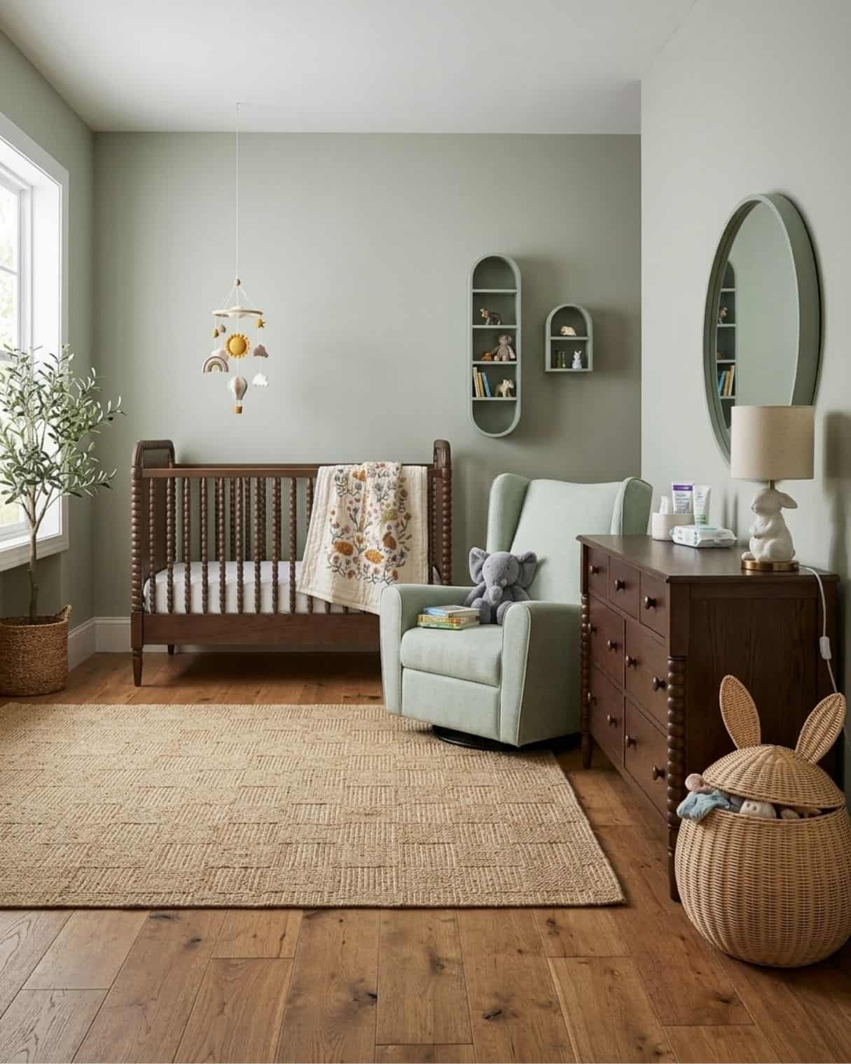 Sage Green Vintage Nursery Design

*Note: This is a digital room mockup showcasing product styling ideas from my room design mood board.

#LTKHome