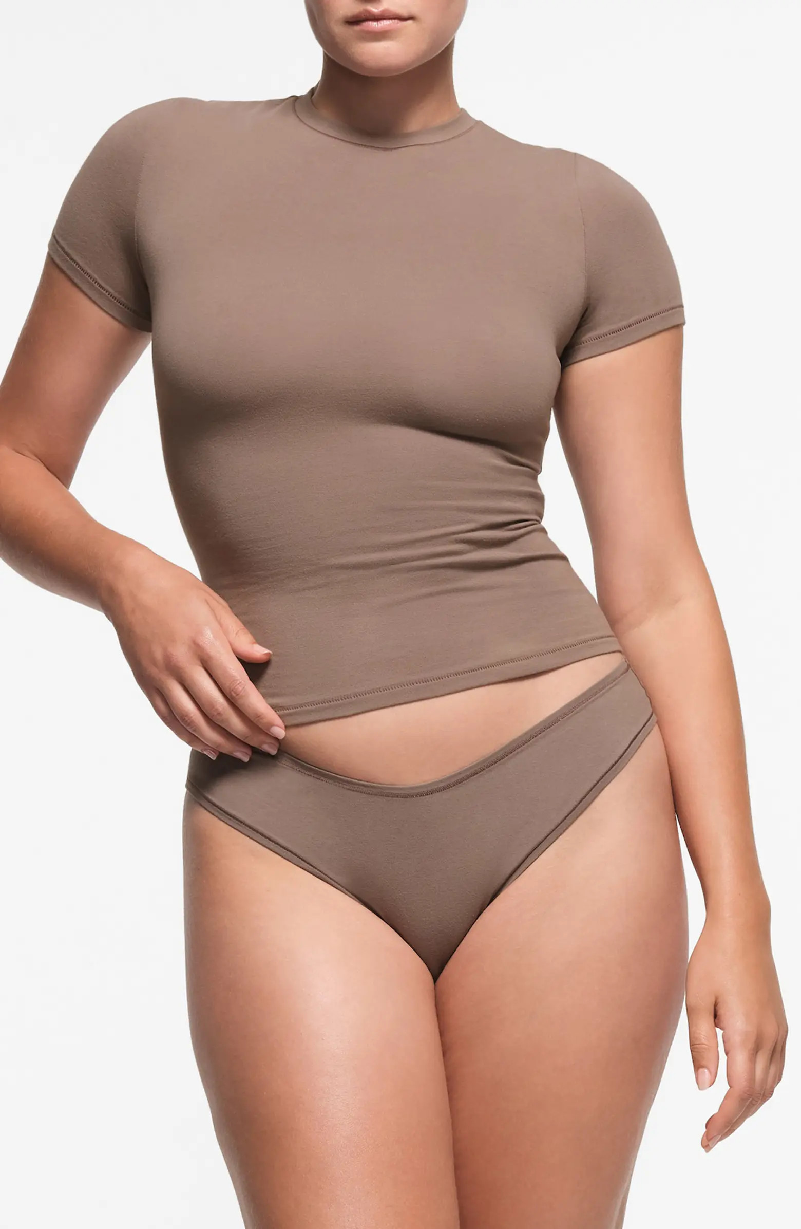 SKIMS Stretch Cotton Jersey T-Shirt | Nordstrom | Nordstrom