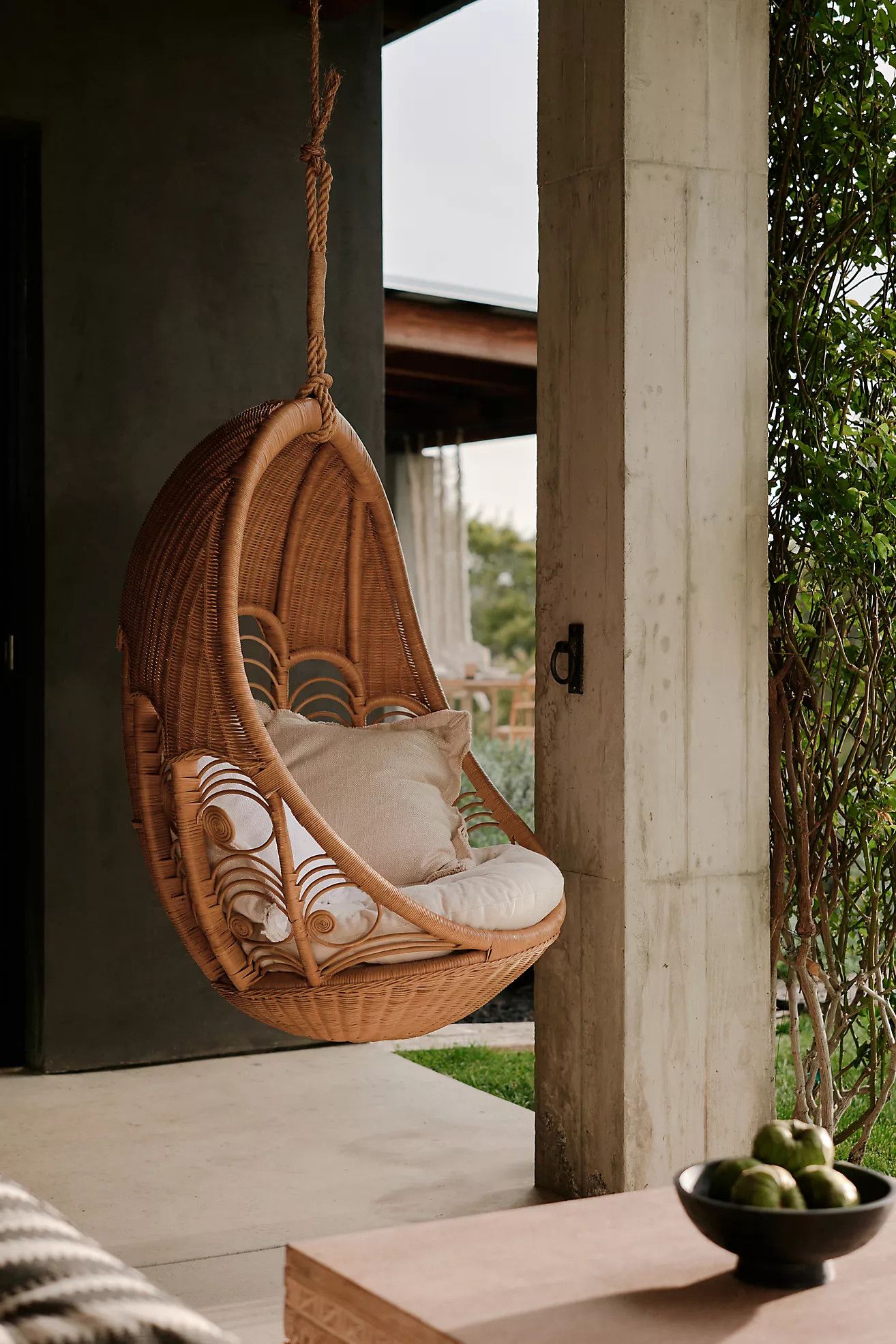 Peacock Indoor/Outdoor Hanging Chair | Anthropologie (US)