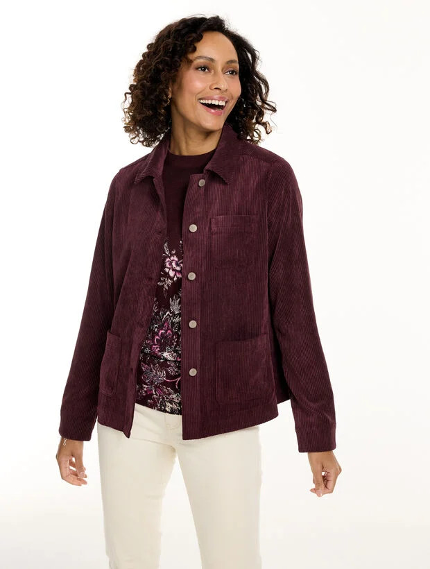 Corduroy Swing Jacket | Talbots