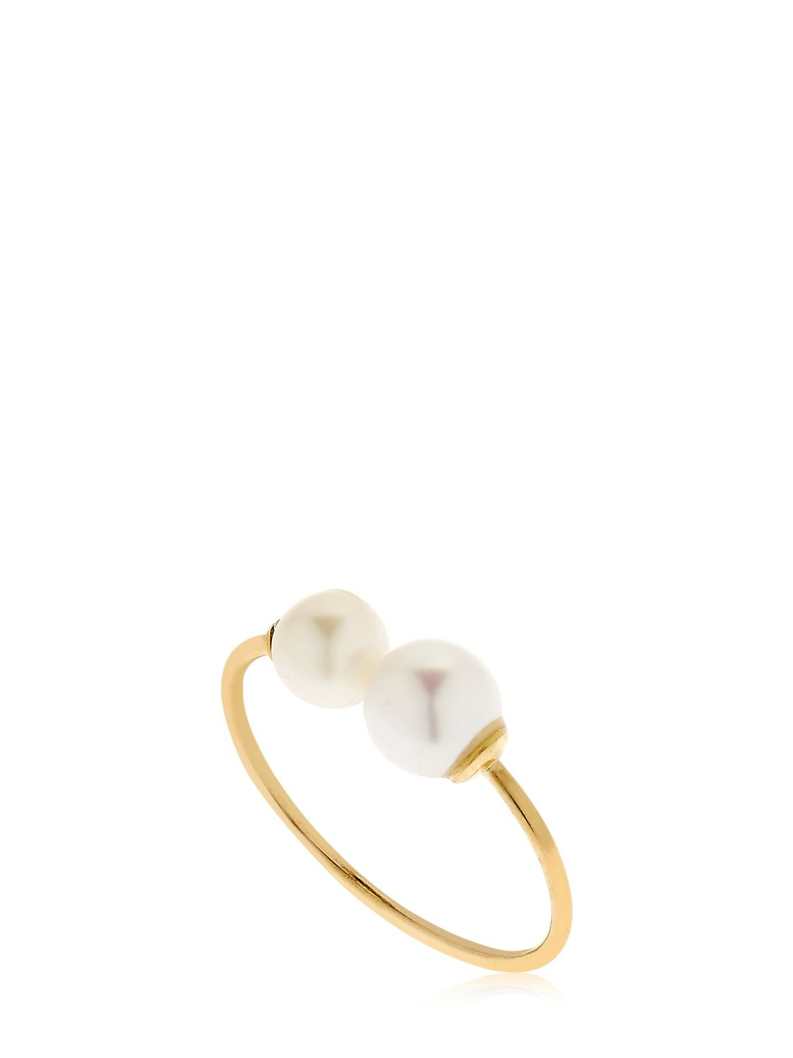 PEARLS GOLD RING | Luisaviaroma