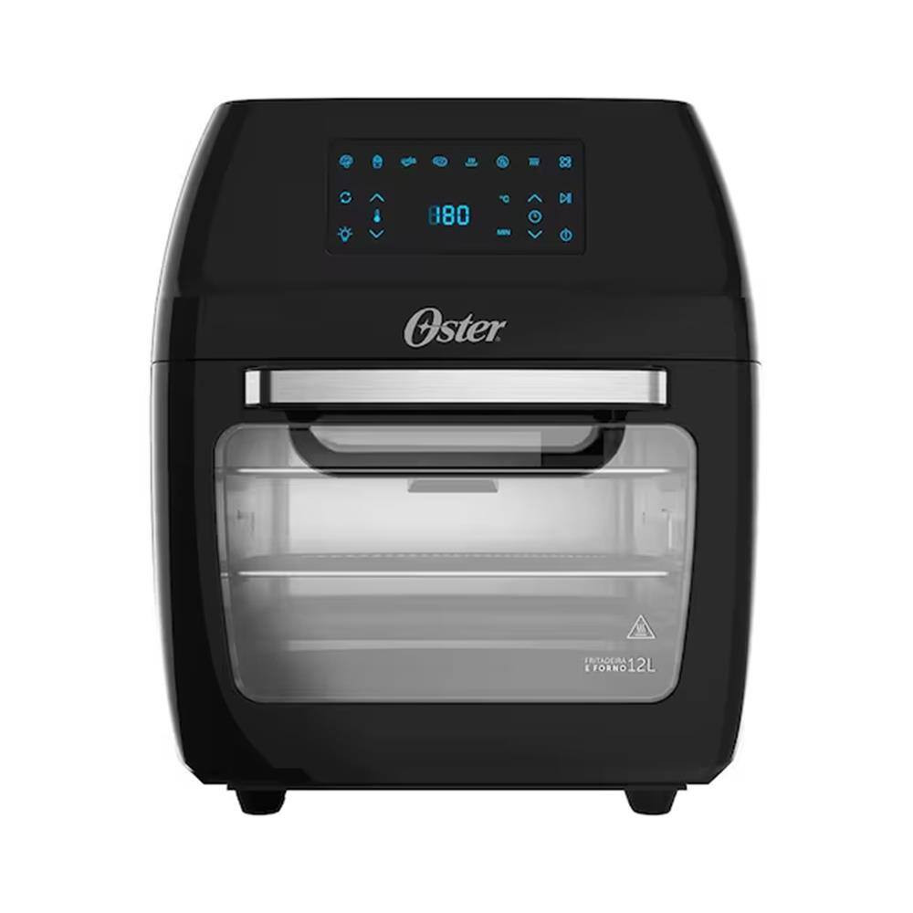 Fritadeira Elétrica Sem Óleo Oven Fryer Oster OFRT780 3 em 1 12L - Preta | Casas Bahia (BR)