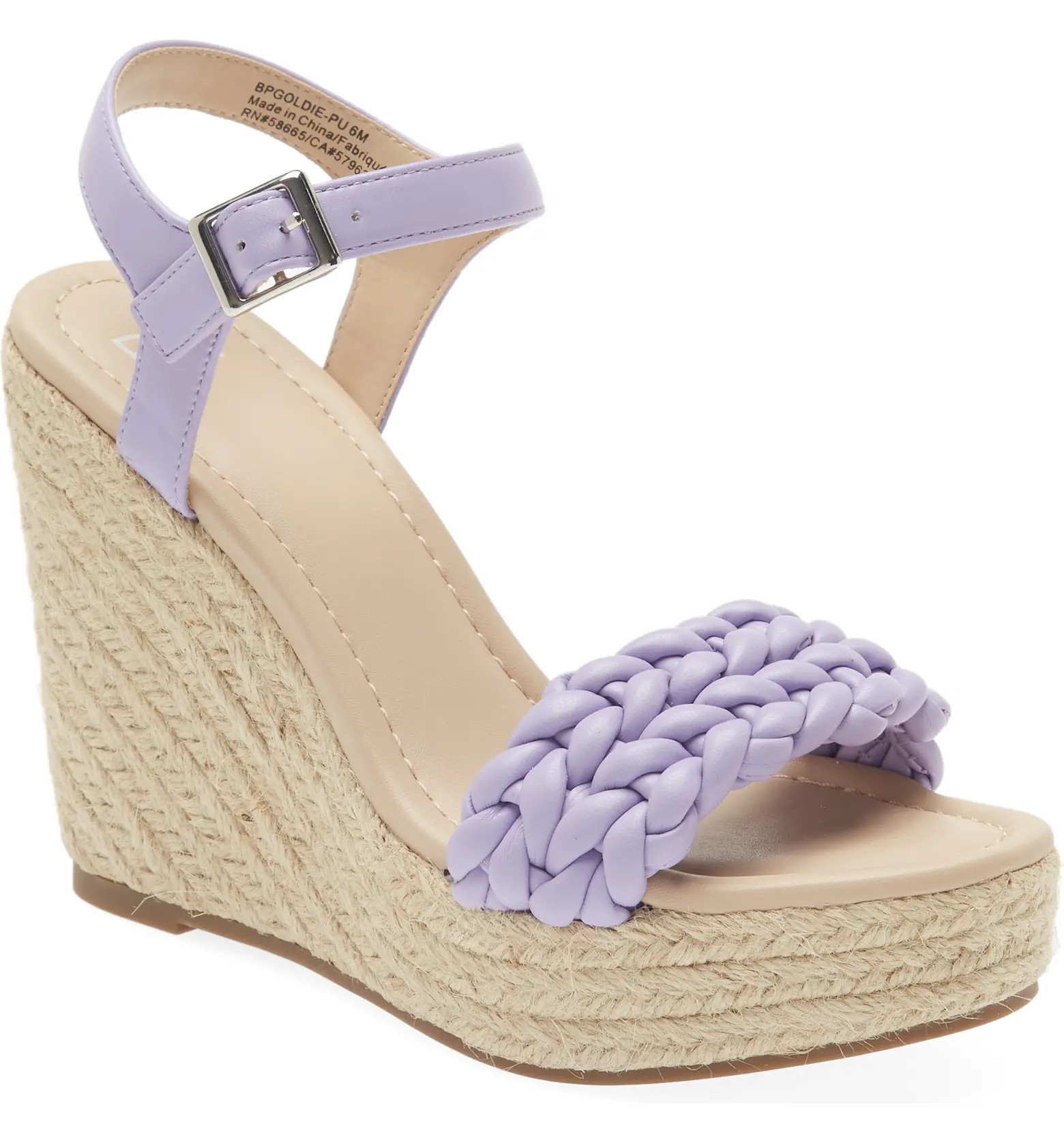 Goldie Braided Wedge Sandal (Women) | Nordstrom