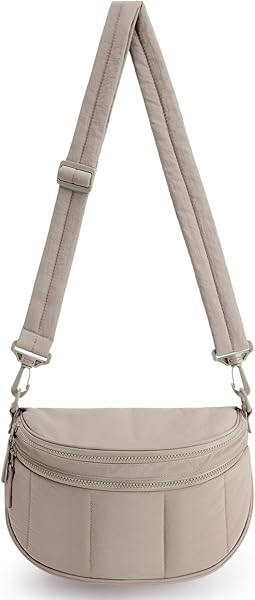 BAGSMART Crossbody Bags for Women Travel Purse, Puffer Bum Bag Handbag Wallets, Crossbody Fanny P... | Amazon (US)