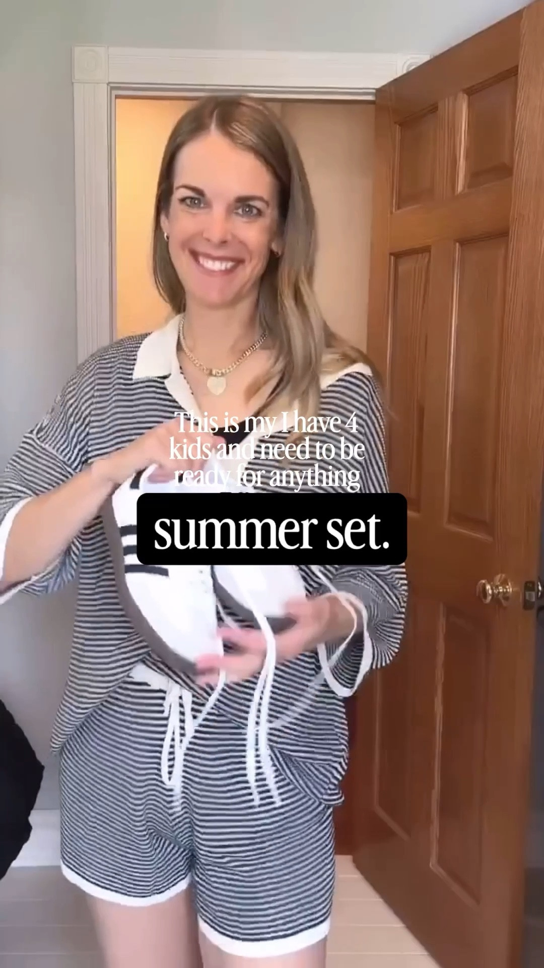 This is my “I have 4 kids and need to be ready for anything” summer set.

Pool → errands → dinner… no outfit changes, just one set that does it all.

Easy, comfortable, and still looks put together (because that’s the goal right now). 🫶🏼

#LTKdayinmylife #LTKMothersDay #LTKootd