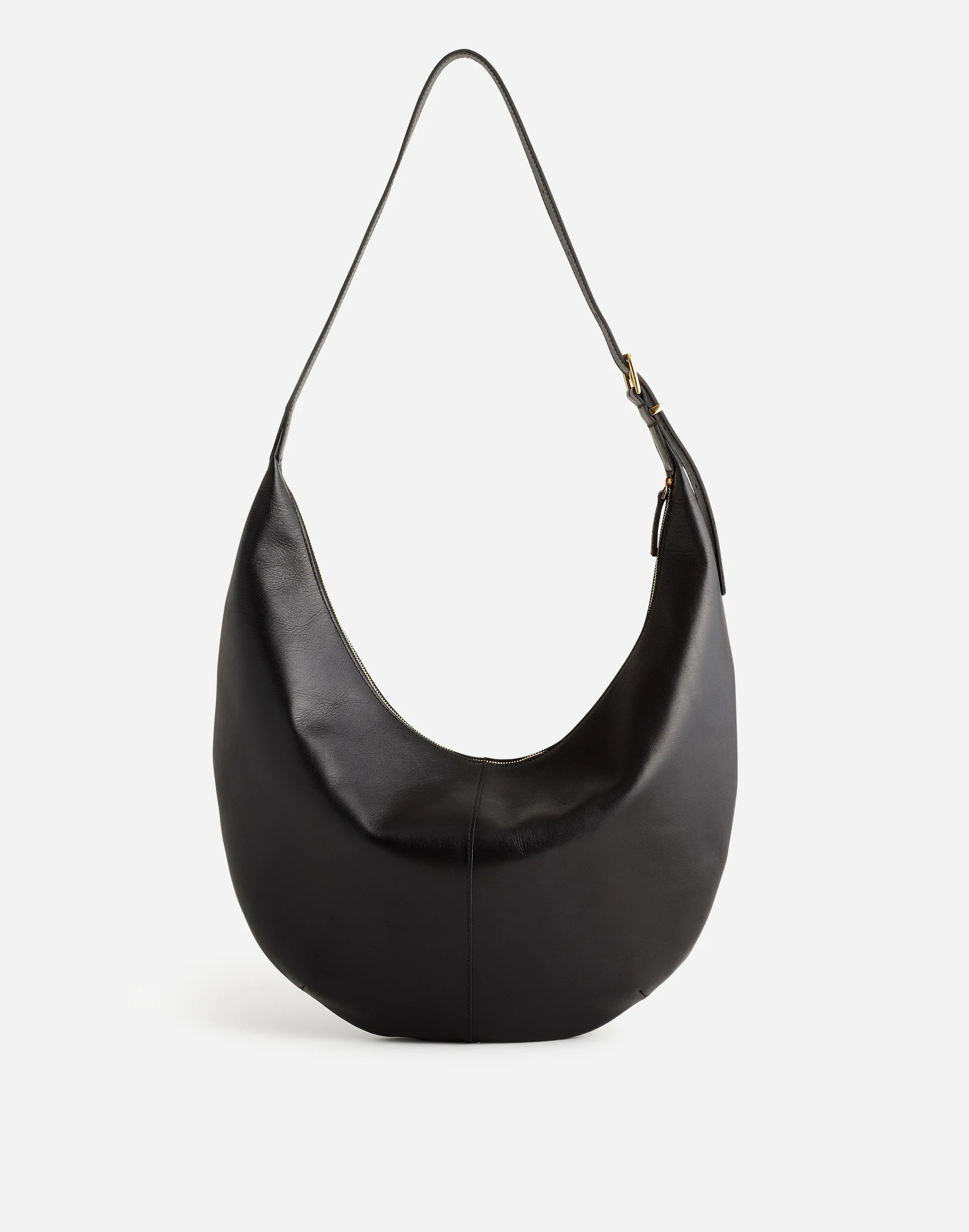 The Essential Curve Shoulder Bag in Leather | Madewell