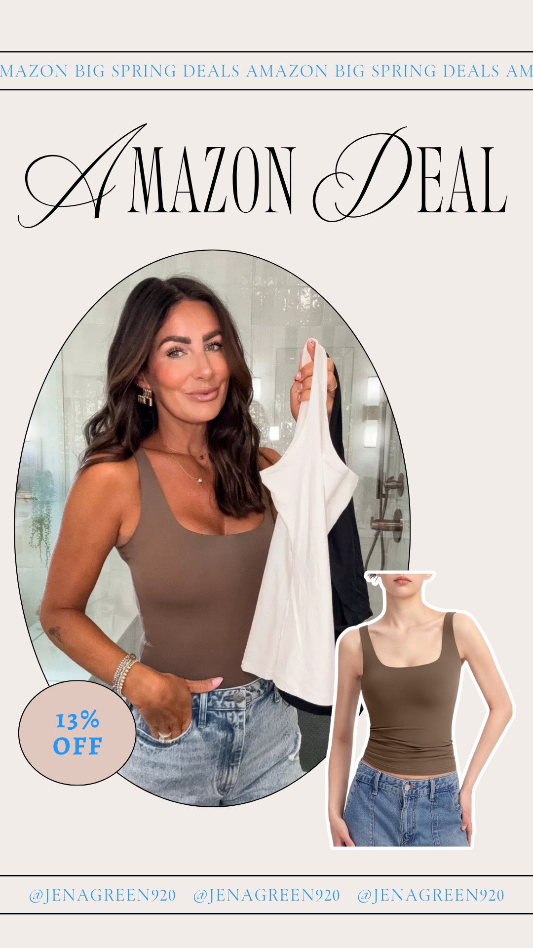 Amazon Big Spring Sale | Spring Deals | Basic Tank Top 

#LTKgrwm #LTKootd #LTKSaleAlert