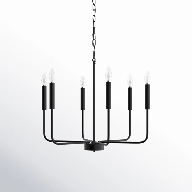 Seo 6 - Light Classic / Traditional Modern Farmhouse Candle Style Dimmable Chandelier | Wayfair North America