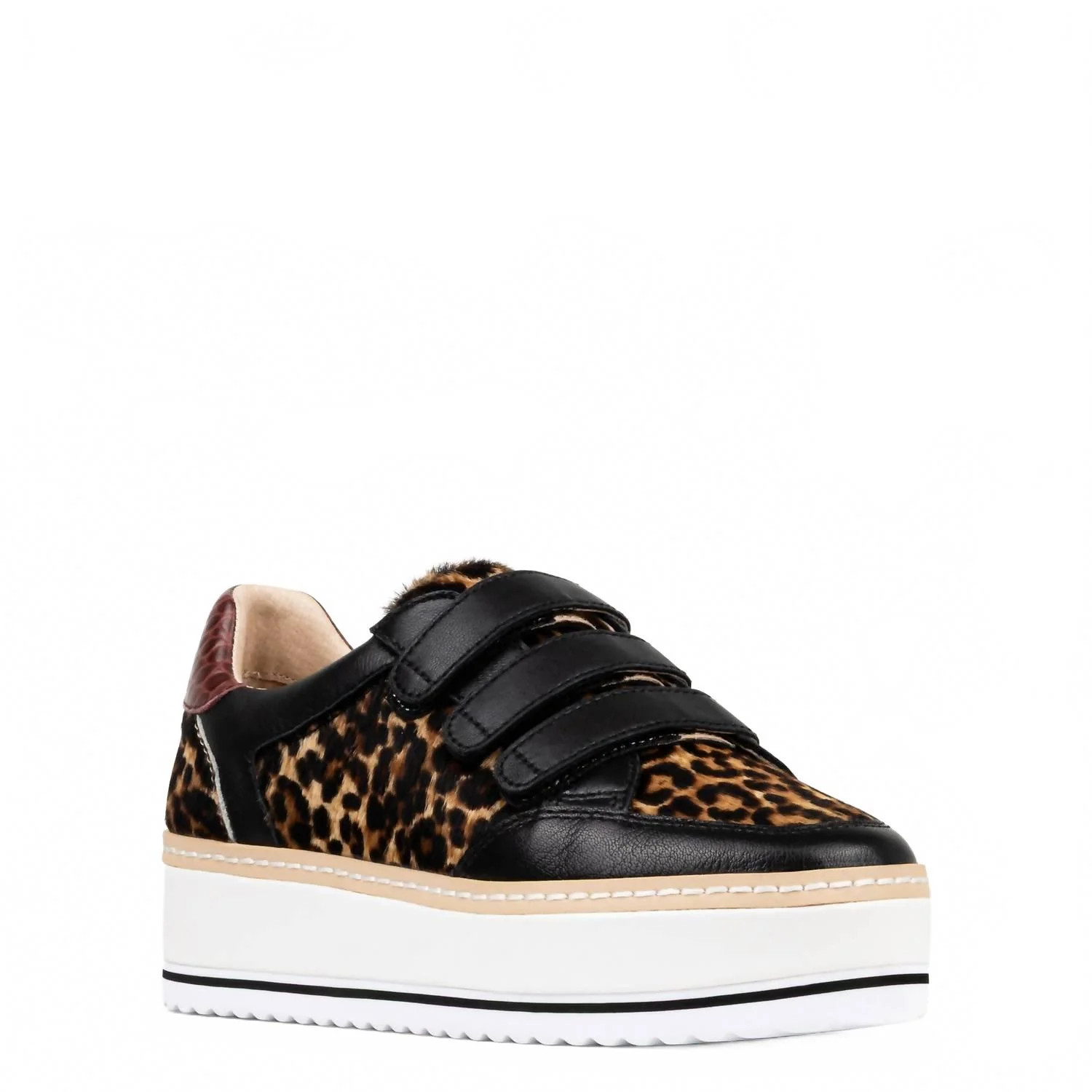 Women's Dreamboat Leopard Sneaker In Black Multi | Shop Simon