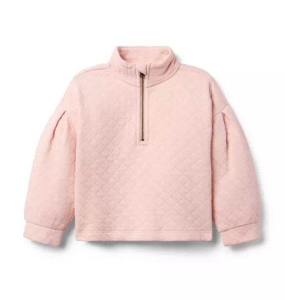 Quilted Half-Zip Sweatshirt | Janie and Jack