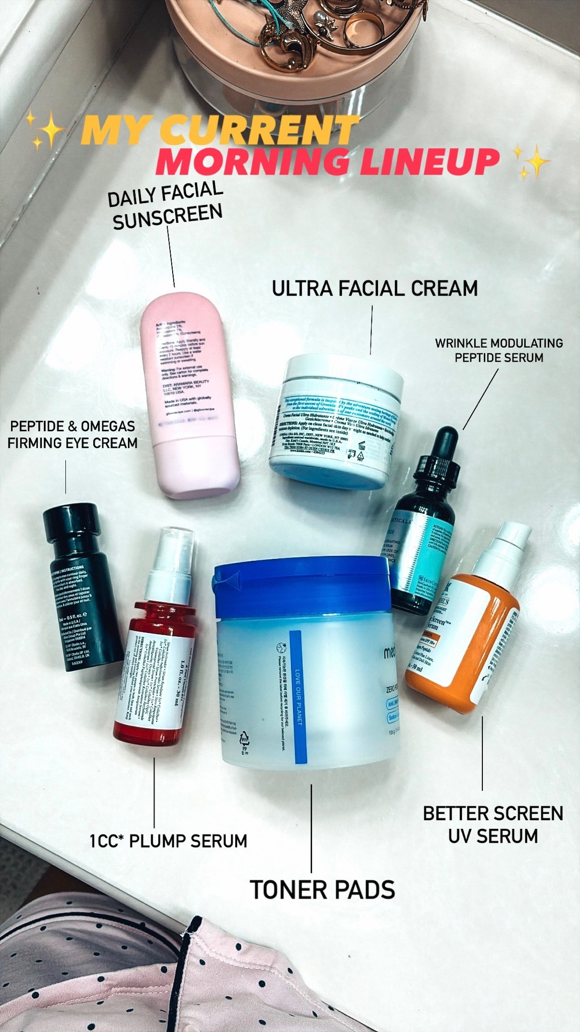My morning line up ✨ skincare routine

#LTKgrwm #LTKselfcare #LTKBeauty