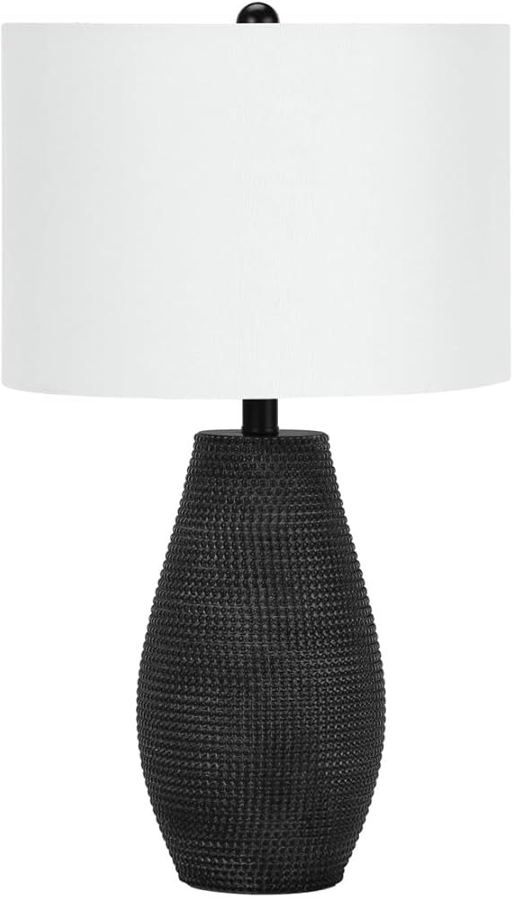 Monarch Specialties I 9655 LightingTable Lamp, Black Resin, Ivory/Cream Shade, Contemporary | Amazon (CA)