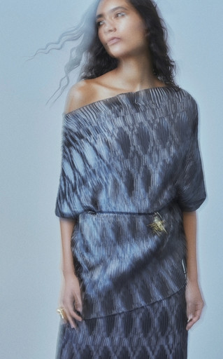 Exclusive Cos Crinkled Satin Top | Moda Operandi (Global)