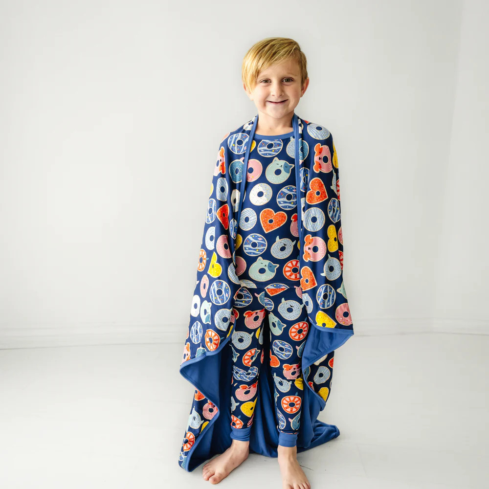 Blue Donut Dreams Large Cloud Blanket® | Little Sleepies