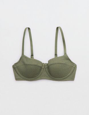 Aerie Crinkle Lightly Lined Underwire Bikini Top | American Eagle Outfitters (US & CA)