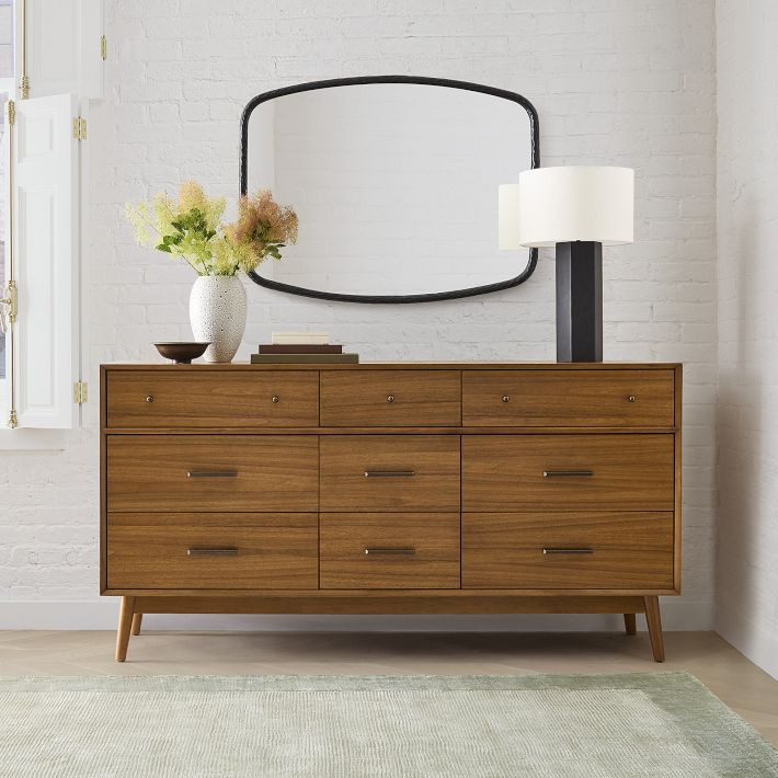 Mid-Century 9-Drawer Dresser (70") - Acorn | West Elm (US)