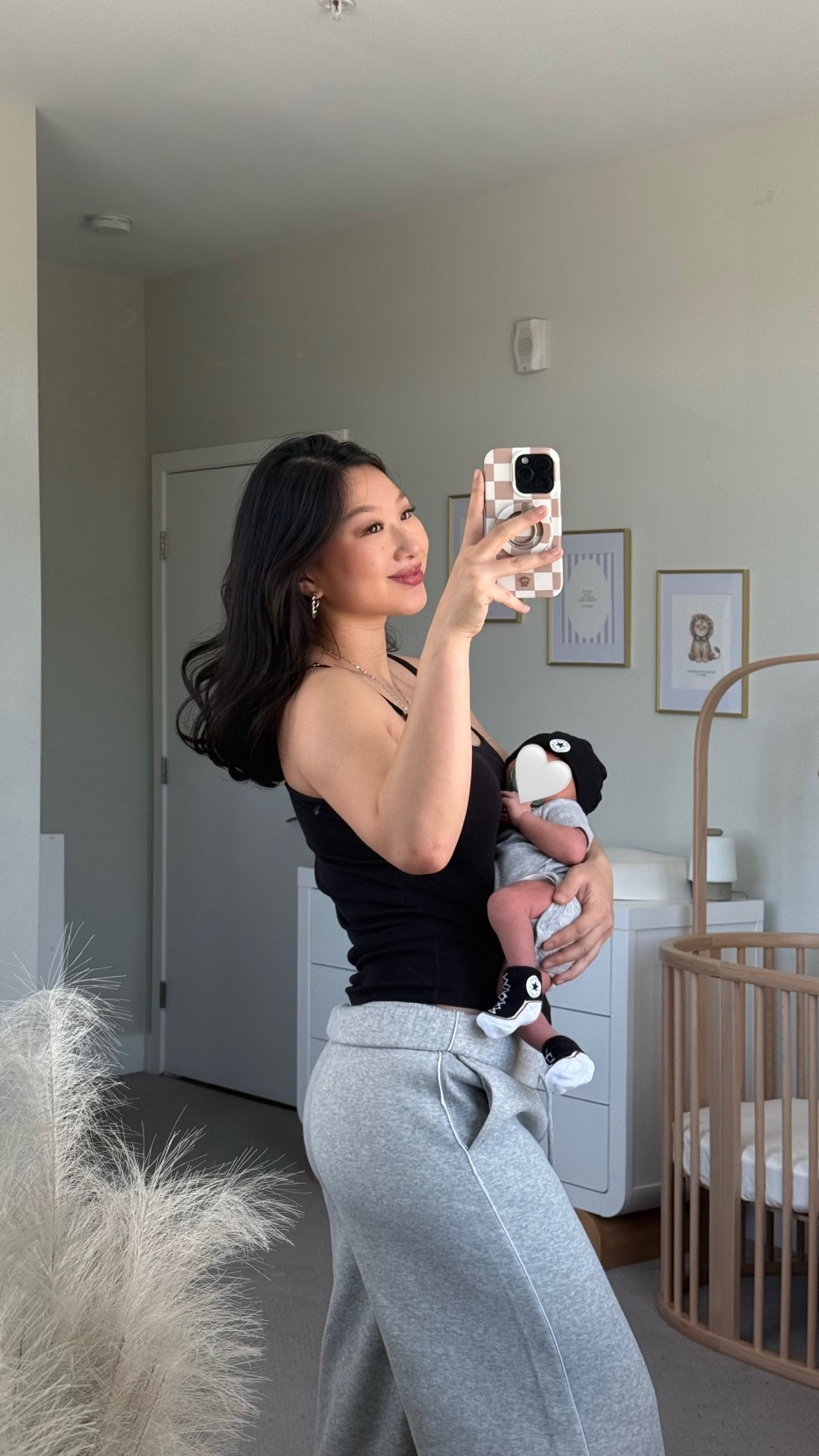 Nursing Top: size S
Gray Fleece Sweatpants: size S
Baby Bodysuit: size Newborn
Hat sold out 

Matching outfit, mom outfit, first time mom, ootd, baby outfit

#LTKMothersDay #LTKootd #LTKmomlife