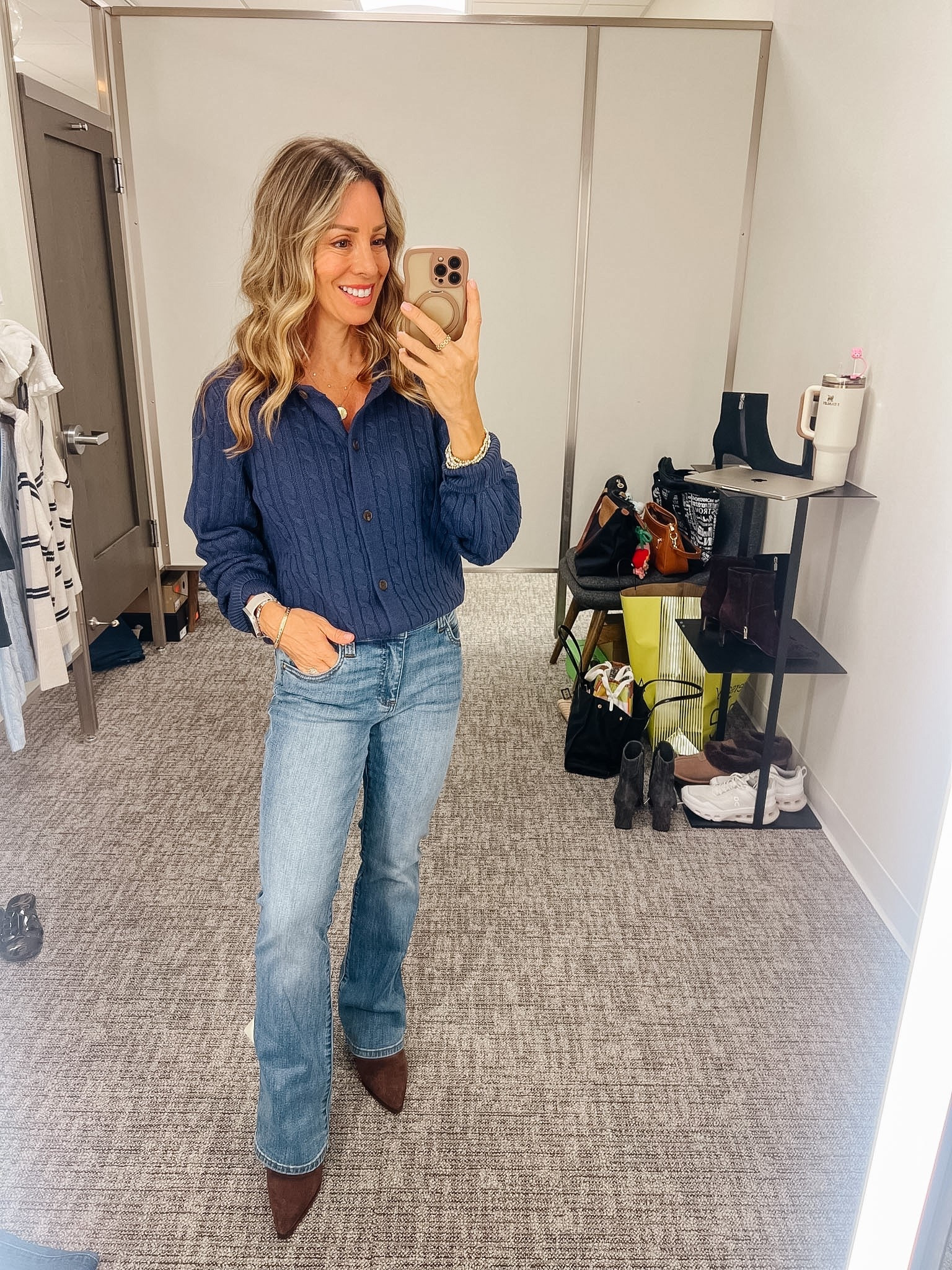 Nordstrom Anniversary Sale 

Knot Cardigan & Kut from the Kloth Jeans 

Sweater Fit: XS | Jeans Fit: 2P

#LTKootd #LTKSaleAlert #LTKOver40