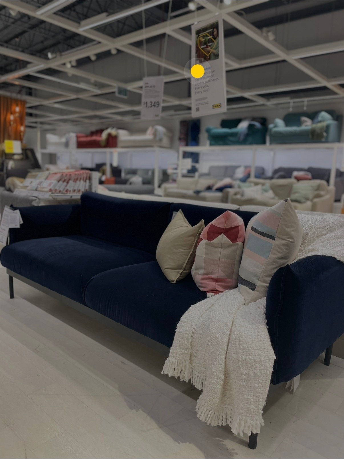 Love this sofa from IKEA! Comes in other colors as well. IKEA does offer shipping!

Navy sofa, velvet sofa, ikea sofa 

#LTKHome #LTKSaleAlert