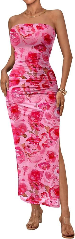 Trendy Queen Women Bodycon Dress Summer Beach Vacation Outfits Maxi Party Dresses 2026 Wedding Gu... | Amazon (US)