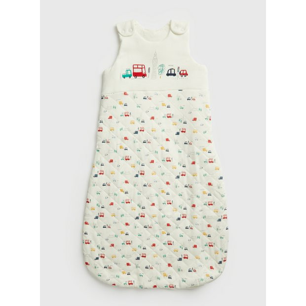 Buy Cream Embroidered Transport 2.5 Tog Sleeping Bag 0-6 Months | Sleeping bags | Tu | Tu Clothing