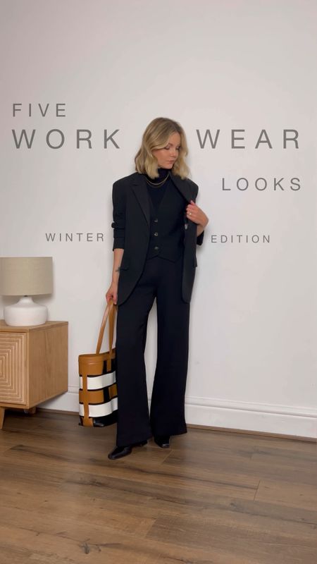 5 workwear looks for the winter season 🤍 

#LTKSeasonal #LTKworkwear #LTKstyletip