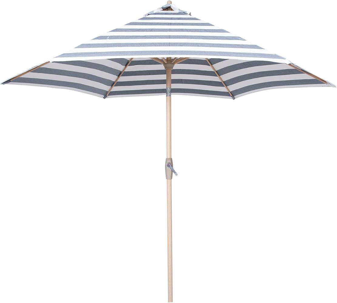 Tempera Striped Patio Umbrellas Outdoor Table Market Umbrellas with Crank & Pust Button Tilt|Auto... | Amazon (US)