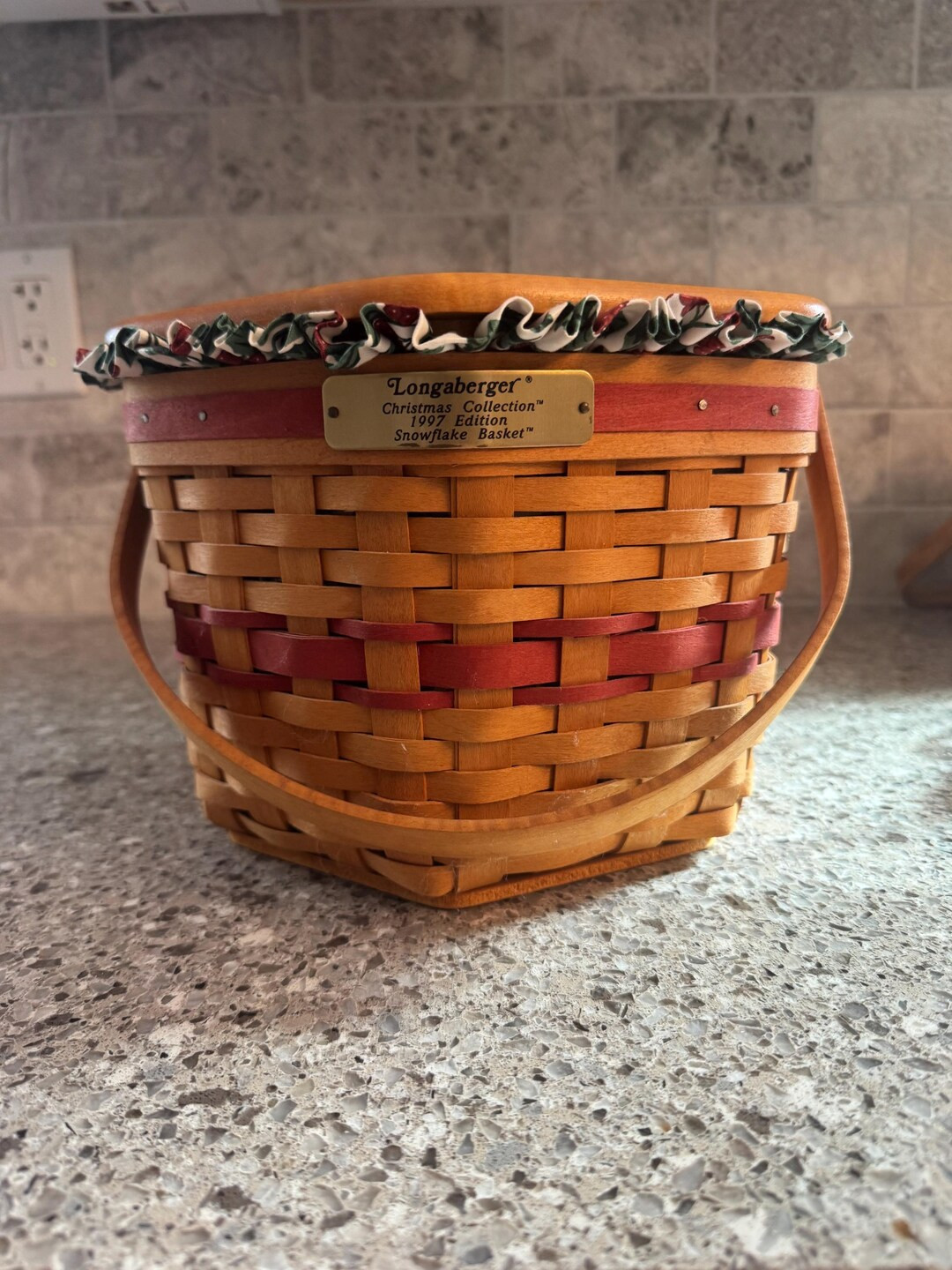 Longaberger 1997 Snowflake Basket From the Christmas Collection - Etsy | Etsy (US)