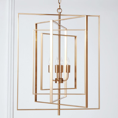 Hollis Chandelier - Brass | Z Gallerie