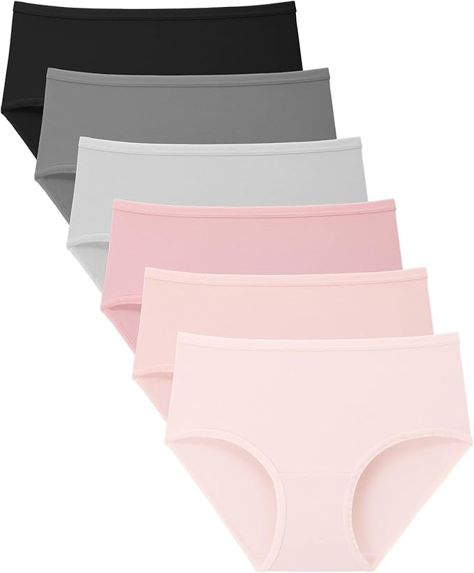 BAMBOO COOL Girls Underwear Kids Soft Skin-friendly Panties Breathable Lightweight Briefs For Tee... | Amazon (US)