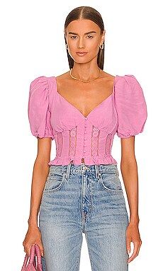 ASTR the Label Forever Yours Top in Pink Orchid from Revolve.com | Revolve Clothing (Global)