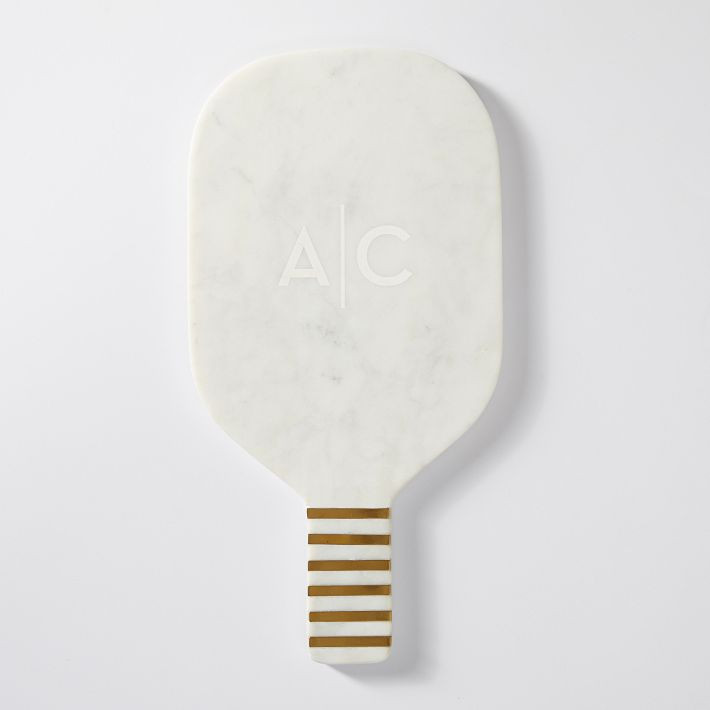 Pickleball Marble Cheese Board | Mark and Graham