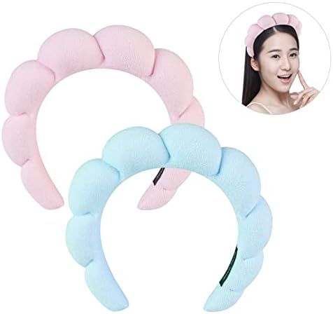 2 Pack Spa Headband for Women, Spa Headband for Washing Face, Skin Care Headbands, Makeup Headban... | Amazon (US)