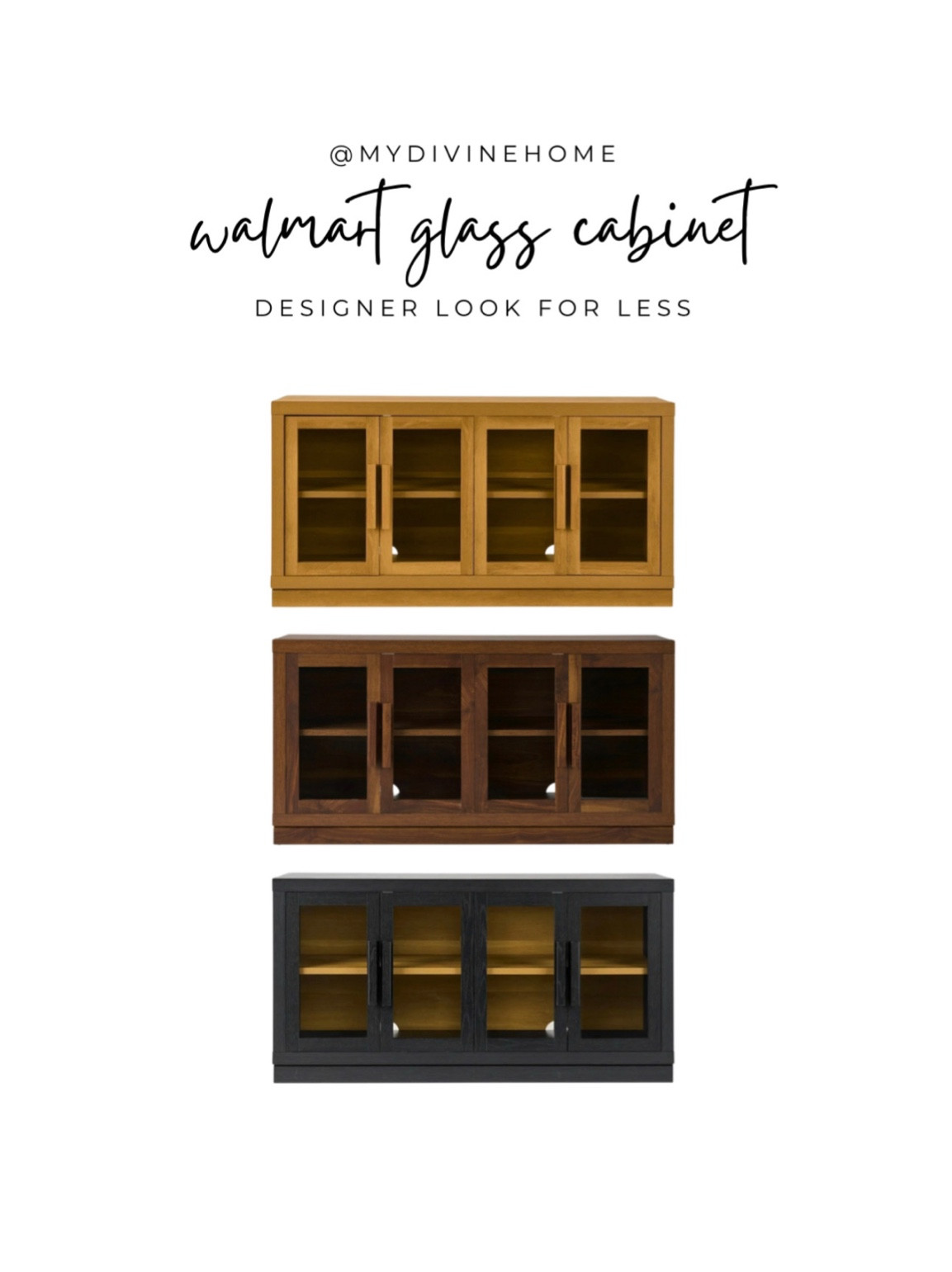 Use as a tv stand, in an entryway, or to fill an empty wall. High end look for less! Under $200

Glass cabinet, console table, home decor finds, cabinet, tv stands, home ideas 

#LTKHome