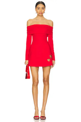 MORE TO COME Everly Off Shoulder Dress in Red from Revolve.com | Revolve Clothing (Global)