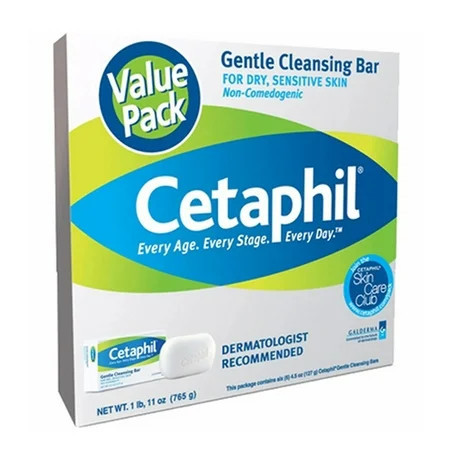 Cetaphil Gentle Cleansing Bar Value Pack | Walmart (US)