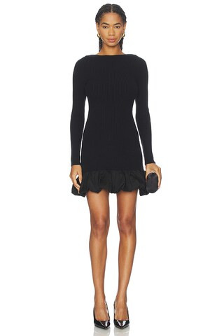 ASTR the Label Carlene Sweater Dress in Black from Revolve.com | Revolve Clothing (Global)